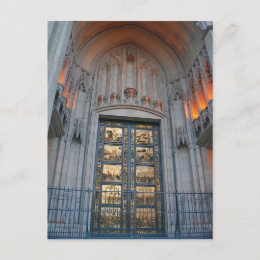 San Francisco Ghiberti Doors Postcard Postkarte (Vorderseite)