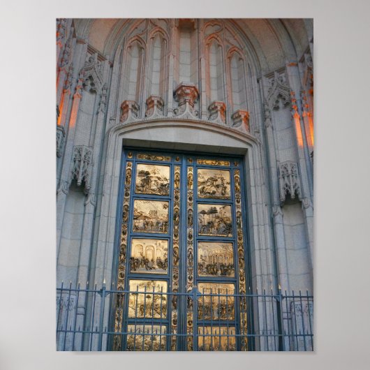 San Francisco Ghiberti Doors Poster (Vorne)