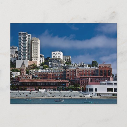 San Francisco Ghirardelli Postkarte (Vorderseite)