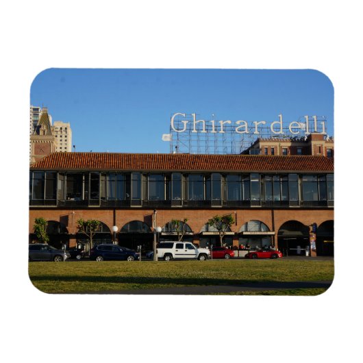 San Francisco Ghirardelli Square Foto Magnet (Horizontal)