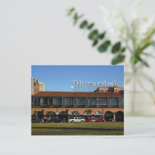 San Francisco Ghirardelli Square Postcard Postkarte (Stehend Vorderseite)