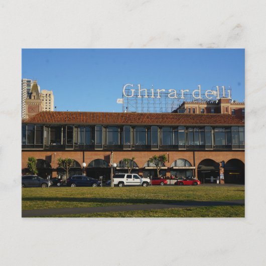 San Francisco Ghirardelli Square Postcard Postkarte (Vorderseite)