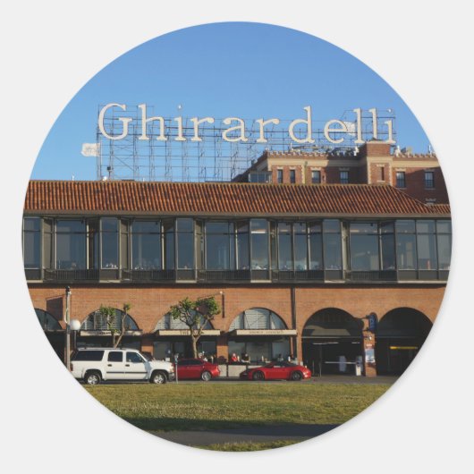 San Francisco Ghirardelli Square Stickers (Vorderseite)