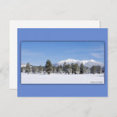 San Francisco-Gipfel im Schnee Postkarte (Vorne/Hinten)