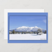 San Francisco-Gipfel im Schnee Postkarte (Vorne/Hinten)