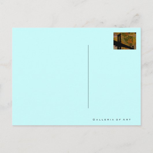 San Francisco Golden Bridge ~ Postcard Modern Postkarte (Rückseite)