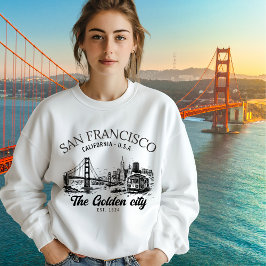 San Francisco Golden City Vintage  Sweatshirt