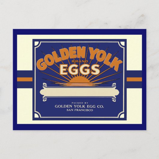 San Francisco Golden Egg Yolks Postkarte (Vorderseite)