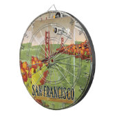 San Francisco Golden Gate Bridge Dartscheibe (Vorderseite rechts)