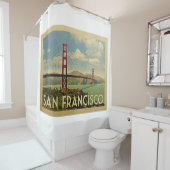 San Francisco Golden Gate Bridge Duschvorhang (Beispiel)