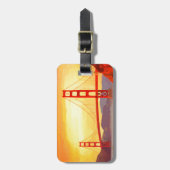 San Francisco Golden Gate Bridge Gepäckanhänger (Vorderseite vertikal)