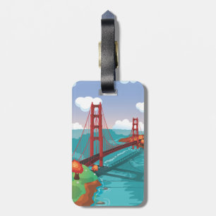 San Francisco Golden Gate Bridge Gepäckanhänger