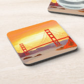 San Francisco Golden gate bridge Getränkeuntersetzer (Linke Seite)