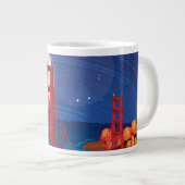 San Francisco Golden Gate Bridge Jumbo-Tasse (Vorderseite Rechts)