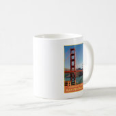 San Francisco Golden Gate Bridge Kaffeetasse (VorderseiteRechts)