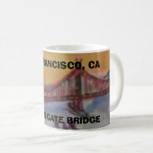 SAN FRANCISCO, GOLDEN GATE BRIDGE KAFFEETASSE (VorderseiteRechts)