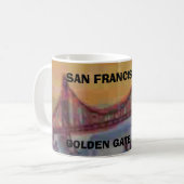 SAN FRANCISCO, GOLDEN GATE BRIDGE KAFFEETASSE (Vorderseite Links)