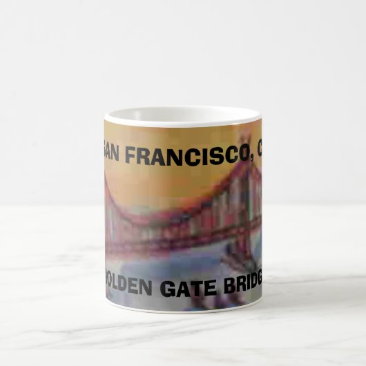 SAN FRANCISCO, GOLDEN GATE BRIDGE KAFFEETASSE (Mittel)