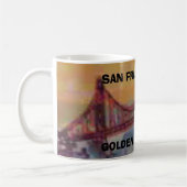SAN FRANCISCO, GOLDEN GATE BRIDGE KAFFEETASSE (Links)