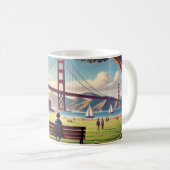 San Francisco Golden Gate Bridge Kaffeetasse (VorderseiteRechts)