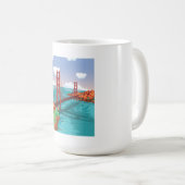San Francisco Golden Gate Bridge Kaffeetasse (VorderseiteRechts)