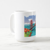 San Francisco Golden Gate Bridge Kaffeetasse (Vorderseite Links)