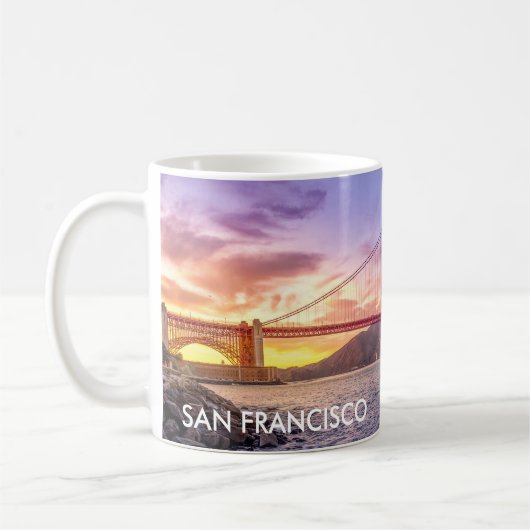 San Francisco - Golden gate bridge Kaffeetasse (Links)