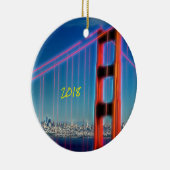 San Francisco Golden Gate Bridge Keramik Ornament (Rechts)