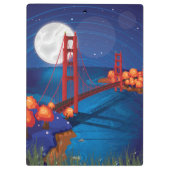 San Francisco Golden Gate Bridge Klemmbrett (Rückseite)