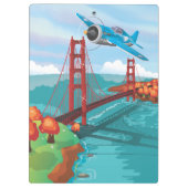 San Francisco Golden Gate Bridge Klemmbrett (Rückseite)
