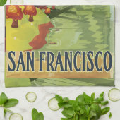 San Francisco Golden Gate Bridge Küchentuch (Gefaltet)