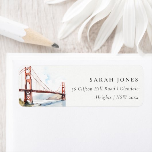 San Francisco Golden Gate Bridge Landscape Address (Insitu)