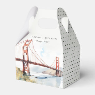 San Francisco Golden Gate Bridge Landschaft Hochze Geschenkschachtel