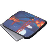 San Francisco Golden Gate Bridge Laptopschutzhülle (Vorne Knopf)