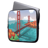 San Francisco Golden Gate Bridge Laptopschutzhülle (Vorderseite Links)
