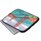 San Francisco Golden Gate Bridge Laptopschutzhülle (Vorne Knopf)