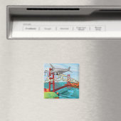 San Francisco Golden Gate Bridge Magnet (In Situ (Geschirrspüler))