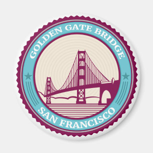 San Francisco Golden gate bridge Magnet