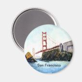 San Francisco Golden Gate Bridge Magnet (Vorderseite/Rückseite)