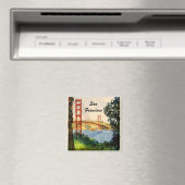 San Francisco Golden Gate Bridge Magnet (In Situ (Geschirrspüler))