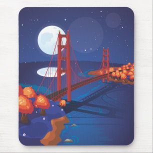 San Francisco Golden Gate Bridge Mousepad