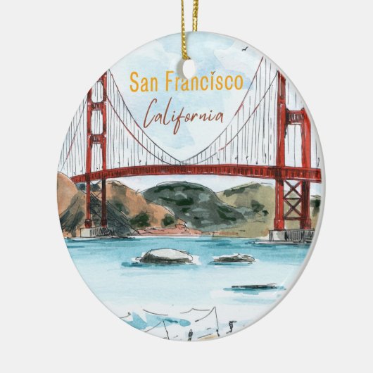 San Francisco Golden Gate Bridge Ornament (Links)
