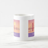 San Francisco Golden Gate Bridge Pastel Travel Kaffeetasse (Mittel)