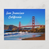 San Francisco Golden Gate Bridge Postcard Postkarte (Vorderseite)