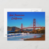 San Francisco Golden Gate Bridge Postcard Postkarte (Vorne/Hinten)