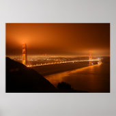 San Francisco Golden Gate Bridge Poster (Vorne)