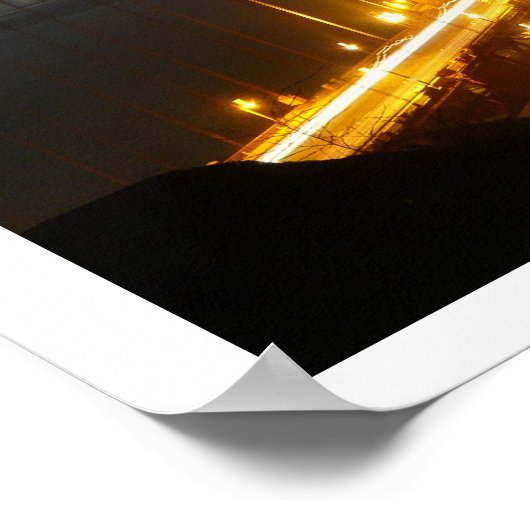 San Francisco Golden Gate Bridge Poster (Ecke)