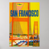 San Francisco, Golden Gate Bridge Poster (Vorne)