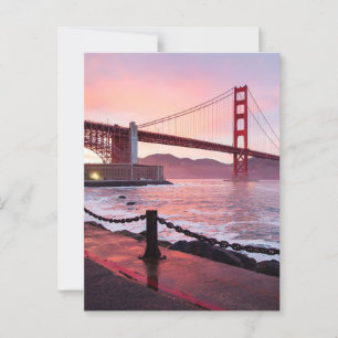 SAN FRANCISCO Golden Gate Bridge Postkarte