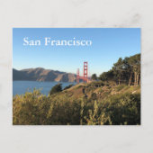 San Francisco Golden Gate Bridge Postkarte (Vorderseite)